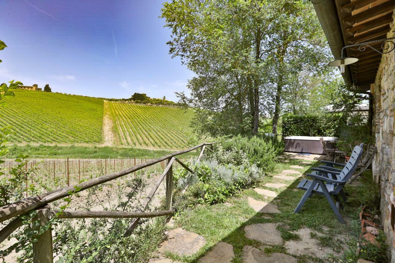 Ferienwohnung Il Fienile Del Vichiaccio Mercatale Val Di Pesa Exterior foto