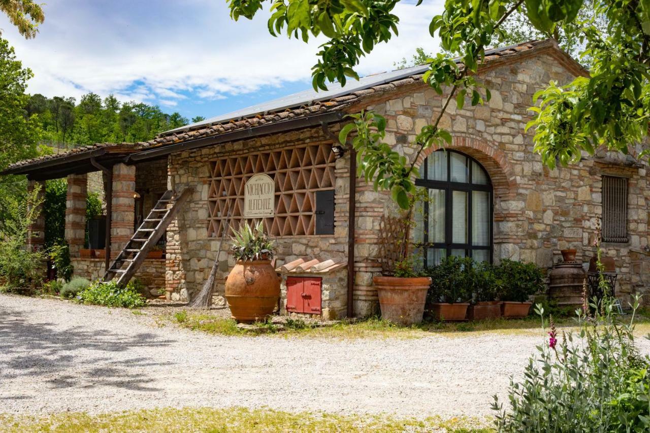 Ferienwohnung Il Fienile Del Vichiaccio Mercatale Val Di Pesa Exterior foto