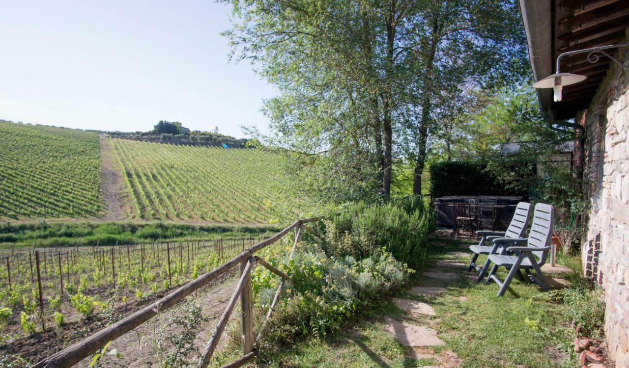 Ferienwohnung Il Fienile Del Vichiaccio Mercatale Val Di Pesa Exterior foto