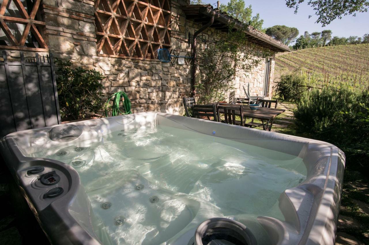 Ferienwohnung Il Fienile Del Vichiaccio Mercatale Val Di Pesa Exterior foto